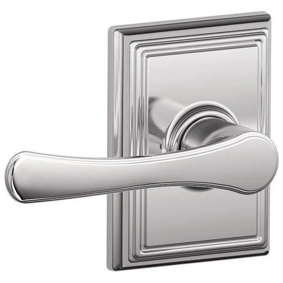 Schlage F10-Vla-Add Avila Passage Door Lever Set - Chrome