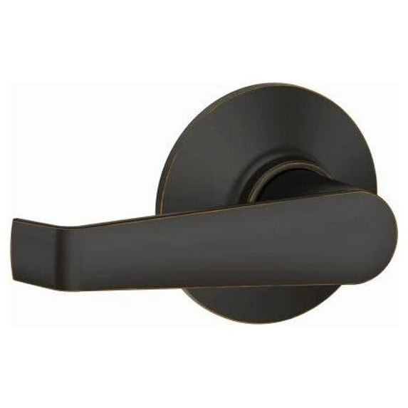 Schlage F10ELA716 Elan Passage Lever, Aged Bronze