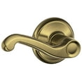 thumbnail image 1 of Schlage F10FLA609 Flair F10 Drop Wave Door Lever Lock, Solid, Antique, Brass, 1 of 6