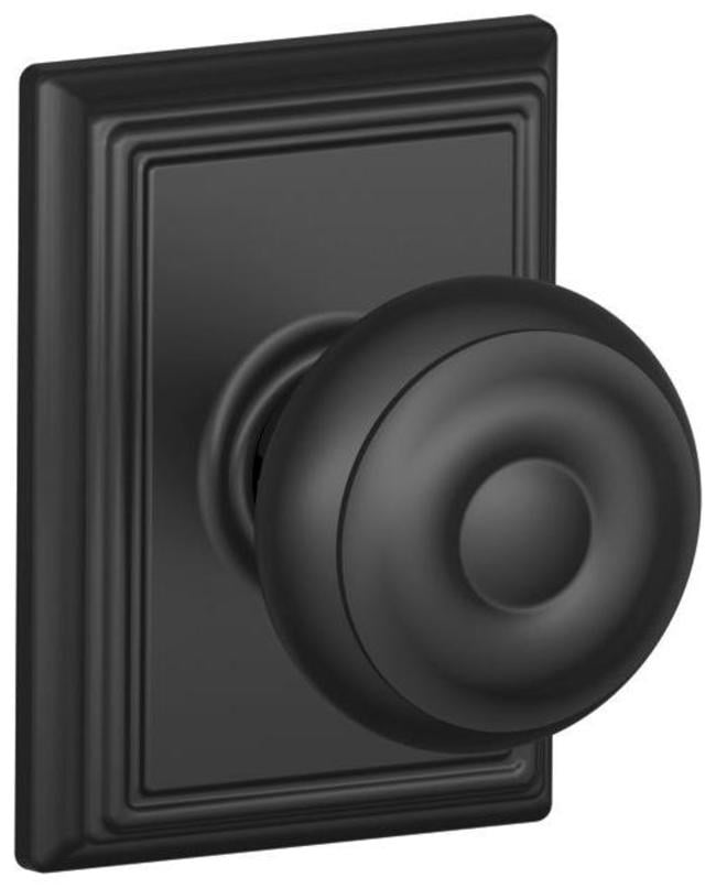 Schlage F10GEO622ADD Addison Collection Georgian Passage Knob, Matte ...