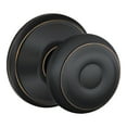thumbnail image 1 of Schlage F10GEO716 Georgian Passage Knob, Aged Bronze, 1 of 7