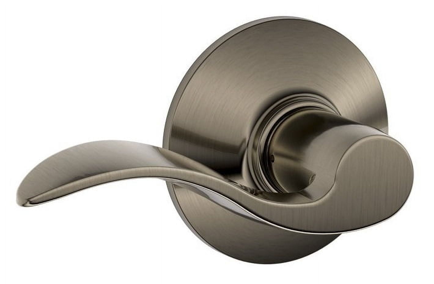 Schlage F10VACC620 Antique Pewter Accent Lever Passage Set