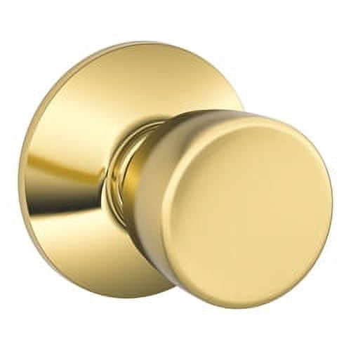 Schlage F10VBEL605 Bell Passage Knob, Bright Brass