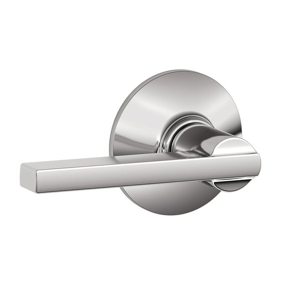 Schlage F10VLAT625 Bright Chrome Latitude Passage Lever