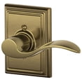 thumbnail image 1 of Schlage F170 Accent With Addison Rose Right Hand Half Dummy Antique Brass Finish, 1 of 5
