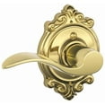 thumbnail image 1 of Schlage F170-Acc-Brk-Lh Accent Left Handed Non-Turning One-Sided Dummy Door Lever - Brass, 1 of 4