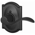 thumbnail image 1 of SCHLAGE SCHLAGE Lever with Camelot Trim Non-Turning Lock in Matte Black - Right Handed - F170 Acc 622 CAM RH, 1 of 7
