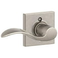 thumbnail image 1 of SCHLAGE Accent Lever with Collins Trim Non Turning Lock in Satin Nickel Left Handed, 1 of 3
