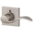 thumbnail image 1 of Schlage Accent Lever with Collins Trim Non-Turning Lock in Satin Nickel - Right Handed - F170 ACC 619 COL RH, 1 of 3