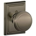 thumbnail image 1 of Schlage F170-And-Add Andover Non-Turning One-Sided Dummy Door Knob - Grey, 1 of 4