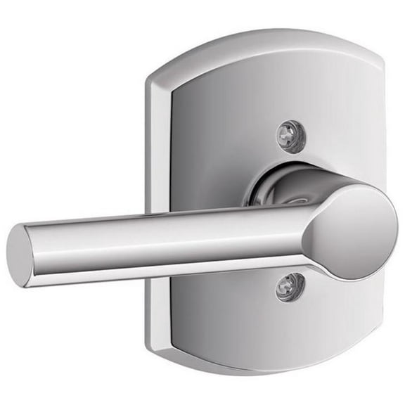 Schlage F170-BRW-GRW Broadway Non-Turning One-Sided Dummy Door Lever