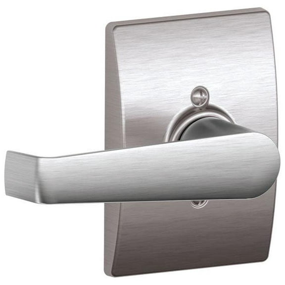 Schlage F170-Ela-Cen Elan Non-Turning One-Sided Dummy Door Lever - Chrome