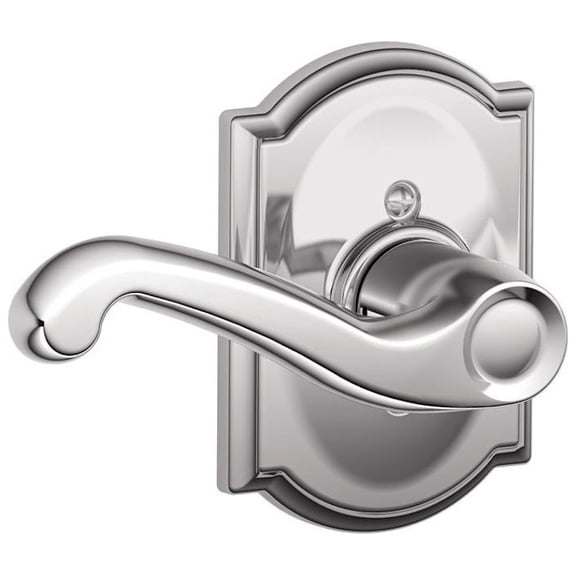 Schlage F170-Fla-Cam-Lh Flair Left Handed Non-Turning One-Sided Dummy Door Lever Set -