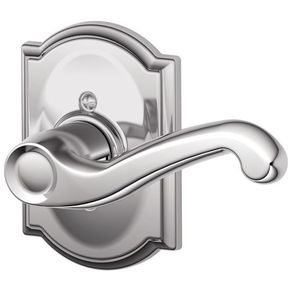 Schlage F170FLA625CAMRH Flair Right Handed Non-Turning One-Sided Dummy Door Lever Set -