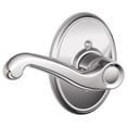thumbnail image 1 of Schlage F170-Fla-Wkf-Lh Flair Left Handed Non-Turning One-Sided Dummy Door Lever - Chrome, 1 of 4