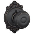 thumbnail image 1 of Schlage F170GEO716BRK Georgian Non-Turning One-Sided Dummy Door Knob - Bronze, 1 of 4