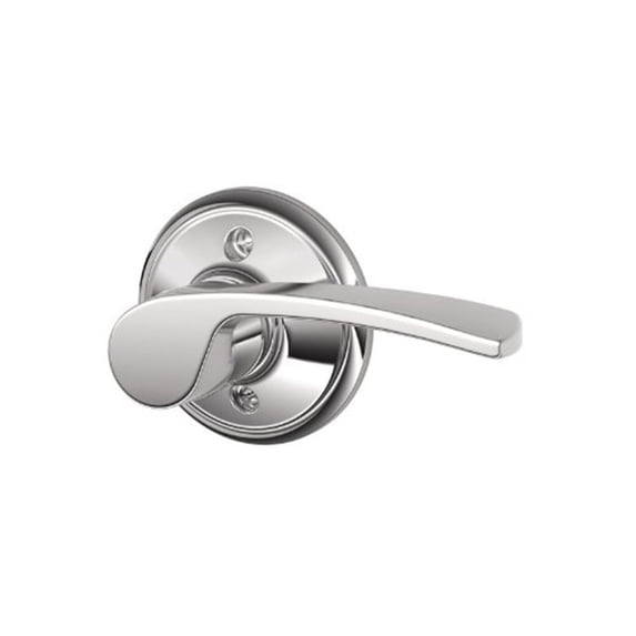 Schlage F170-MER-RH F-Series Merano Single Dummy Right Handed Door Lever, Polished Chrome