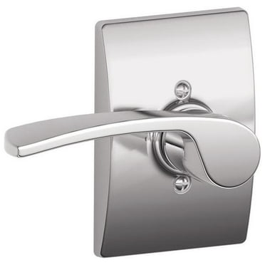 Merano Left Handed Lever with Century Trim Non Turning Lock Bright Chrome F170 MER 625 CEN LH
