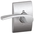 thumbnail image 1 of Schlage F170MER626CENLH Merano Left Handed Non-Turning One-Sided Dummy Door Lever - Chrome, 1 of 4