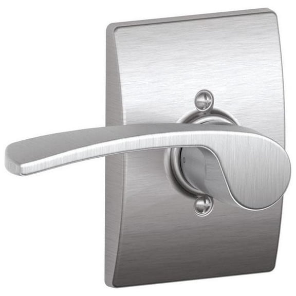 Schlage F170-Mer-Cen-Lh Merano Left Handed Non-Turning One-Sided Dummy Door Lever - Chrome