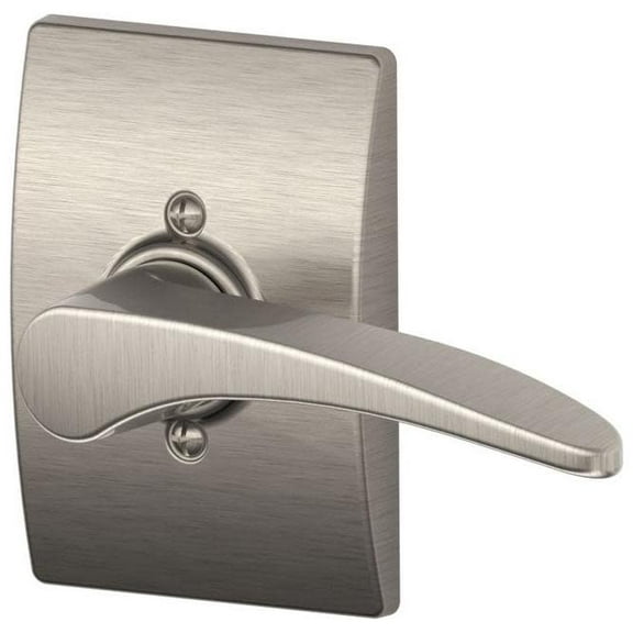 Schlage F170-Mnh-Cen-Rh Manhattan Right Handed Non-Turning One-Sided Dummy Door Lever -