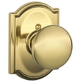 thumbnail image 1 of SCHLAGE F170 Plymouth with Camelot Rose Half Dummy Bright Brass Finish, 1 of 4