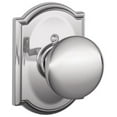 thumbnail image 1 of Schlage F170-Ply-Cam Plymouth Non-Turning One-Sided Dummy Door Knob - Chrome, 1 of 4