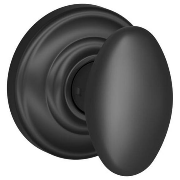 Schlage F170-Sie-And Siena Non-Turning One-Sided Dummy Door Knob - Black