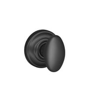 Schlage F170-Sie-And Siena Non-Turning One-Sided Dummy Door Knob - Black