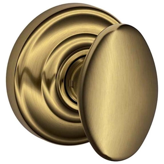 Schlage F170SIE609AND Siena Non-Turning One-Sided Dummy Door Knob - Brass