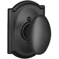 thumbnail image 1 of Schlage F170-Sie-Cam Siena Non-Turning One-Sided Dummy Door Knob - Black, 1 of 4