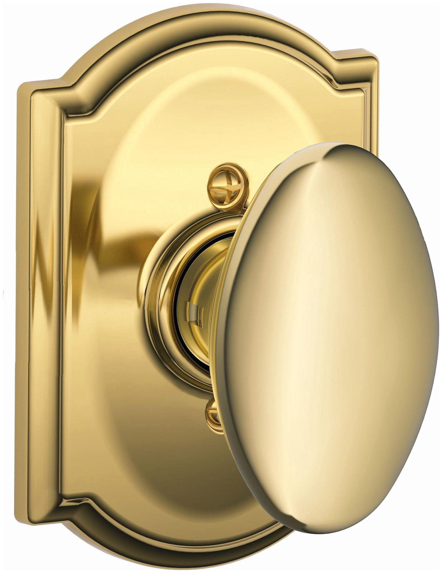 Schlage F170SIE605CAM Siena Non-Turning One-Sided Dummy Door Knob - Brass