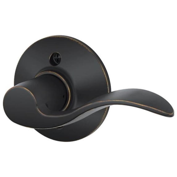 Schlage F170ACC716RH F170 ACC 716 RH Accent Right Handed Lever, Aged Bronze