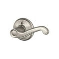 thumbnail image 1 of Schlage F170VFLA619RH Flair Right Handed Dummy Door Lever, Satin Nickel, 1 of 2