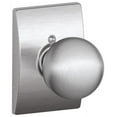 thumbnail image 1 of Schlage F170orb-Cen Orbit Non-Turning One-Sided Dummy Door Knob - Chrome, 1 of 4