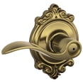 thumbnail image 1 of Schlage F40ACC609BRK Accent Privacy Door Lever Set - Brass, 1 of 7