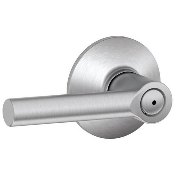 Schlage F40 BRW 626 Broadway Privacy Lever, Satin Chrome