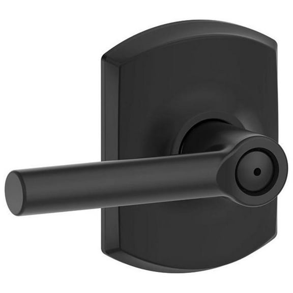 Schlage F40-Brw-Grw Broadway Privacy Door Lever Set - Black