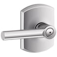 thumbnail image 1 of Schlage F40-Brw-Grw Broadway Privacy Door Lever Set - Chrome, 1 of 7