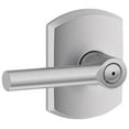 thumbnail image 1 of Schlage Residential Broadway with Greenwich Rose Privacy Lock with 16080 Latch 10027 Strike F40BRW626GRW, 1 of 7