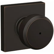 Schlage F40-Bwe-Col Bowery Privacy Door Knob Set - Bronze
