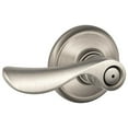 thumbnail image 1 of Schlage F40 CHP 619 16-080 10-027 Champagne Bed and Bath Lever, Satin Nickel, 1 of 5