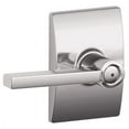 thumbnail image 1 of Schlage F40 LAT 625 CEN Century Collection Latitude Privacy Lever, Bright Chrome, 1 of 3