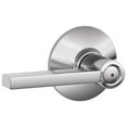 thumbnail image 1 of Schlage F40 LAT 625 Latitude Privacy Lever, Bright Chrome, 1 of 7