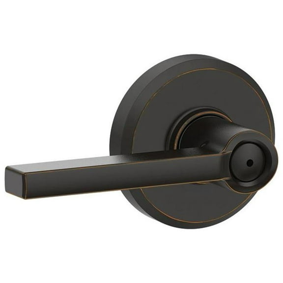 Schlage F40-Lat-Gsn Latitude Privacy Door Lever Set - Bronze
