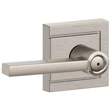 SCHLAGE F40LAT619ULD Latitude Lever Upland Rose Priv 16080 10