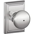 thumbnail image 1 of Schlage F40-Ply-Add Plymouth Privacy Knob Set - Chrome, 1 of 4