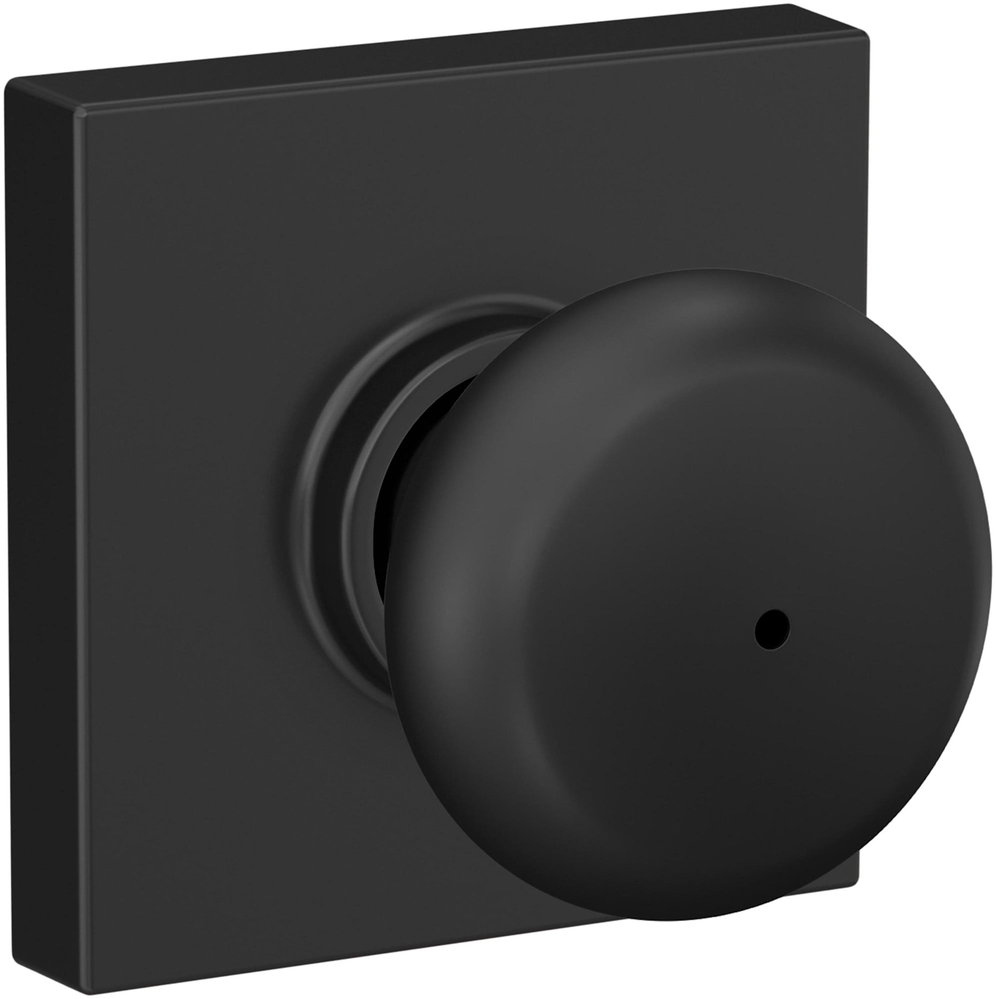 Schlage F40PLY622COL Plymouth Privacy Door Knob Set - Black