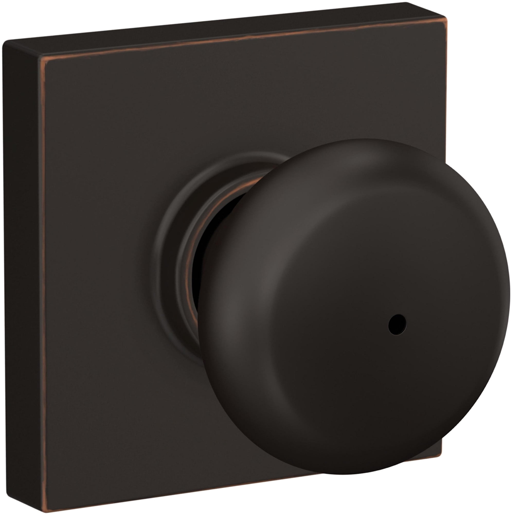 Schlage F40PLY716COL Plymouth Privacy Door Knob Set - Bronze