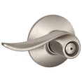 thumbnail image 1 of Schlage F40 SAC 619 Sacramento Privacy Lock Lever, Satin Nickel, 1 of 7
